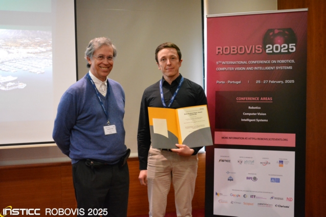 27.02.2025: Best Student Paper Award der ROBOVIS für Helmut Engelhardt