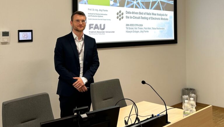10.-13.09.2024: FAPS auf der IEEE International Conference on Emerging Technologies and Factory Automation (ETFA) 2024 vertreten