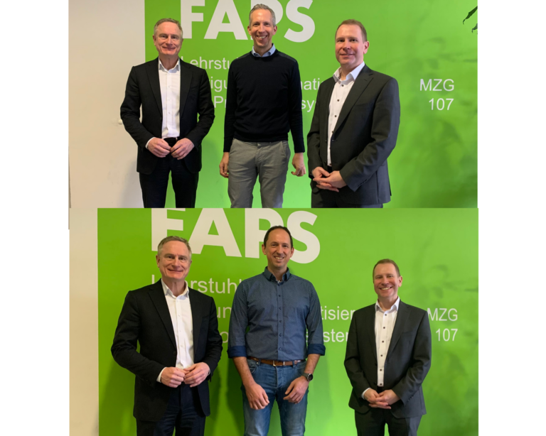 12.02.2026: Reiner Brehm und Mirko Menden von Siemens zu Gast am FAPS Erlangen