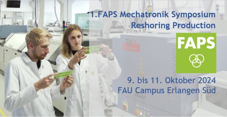 Privat: 03.09.2024: Einladung zum FAPS Mechatronik Symposium 2024
