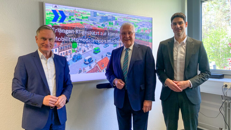 24.04.2026: Staatsminister Joachim Herrmann zu Besuch am Lehrstuhl FAPS Erlangen