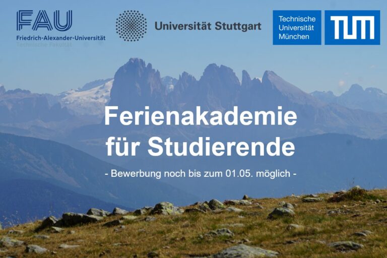 Der FAPS beteiligt sich an der Ferienakademie 2024